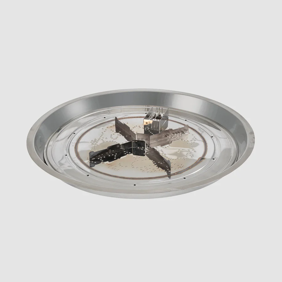 Crystal Fire Plus Round Gas Burner