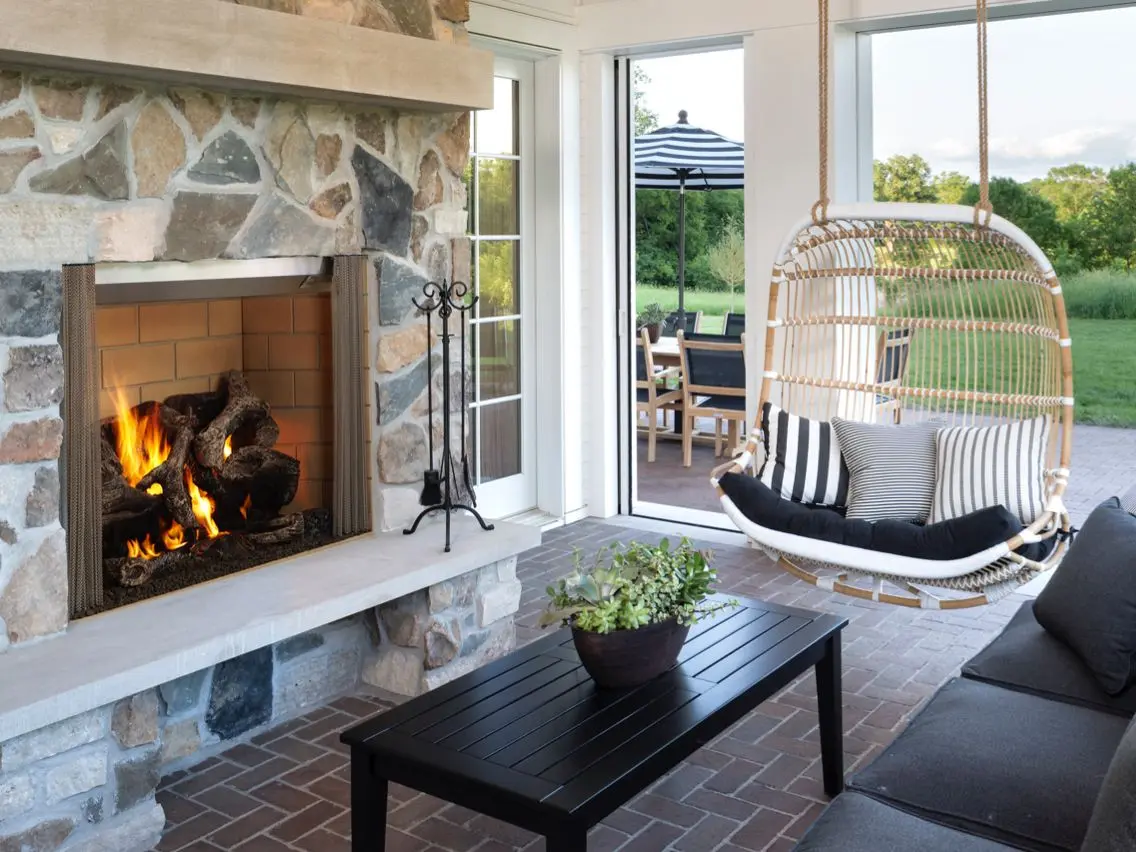 Outdoor Wood Fireplaces