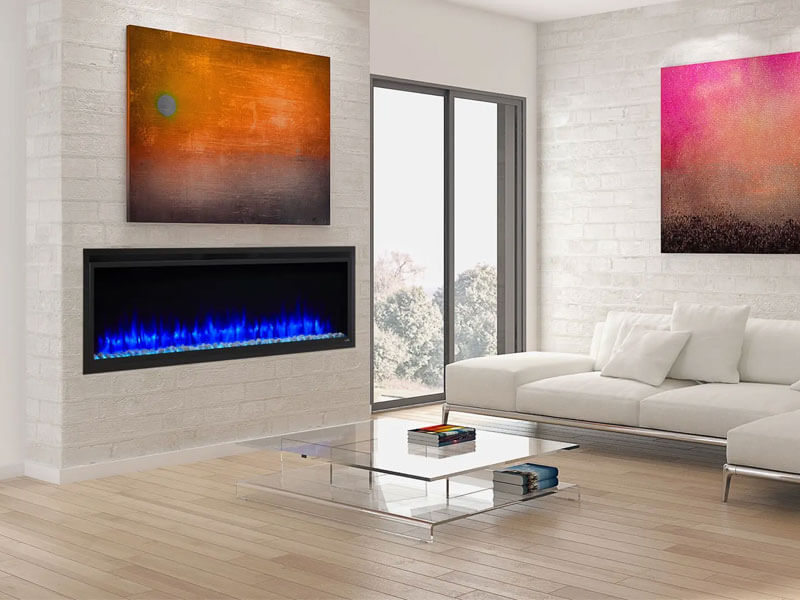 Allusion Platinum Wall-mounted Fireplace