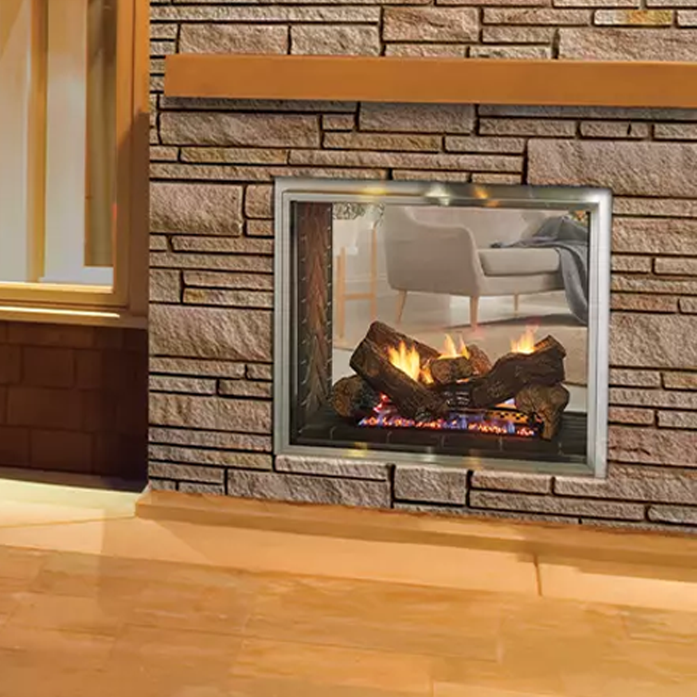 Fortress See-Through Gas Fireplace