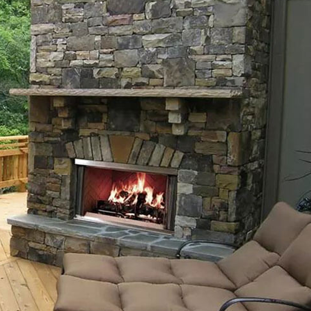 Montana Wood Fireplace