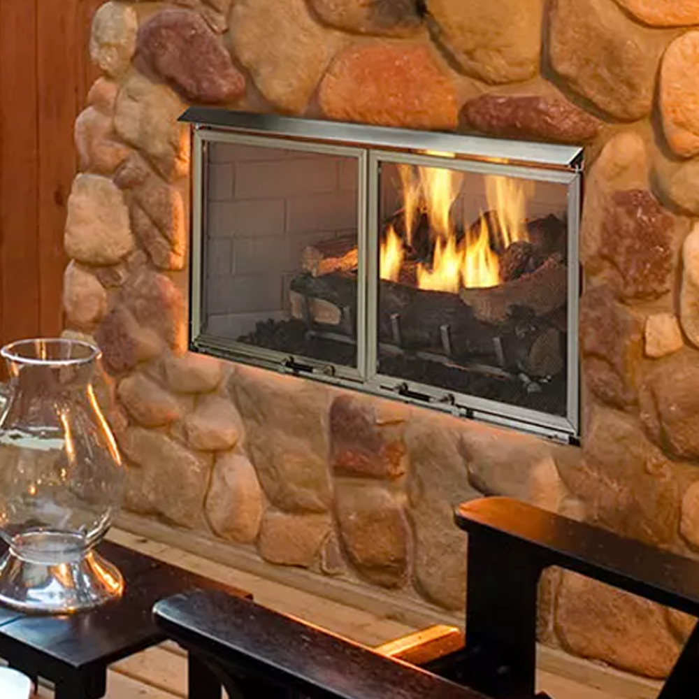 Villa Gas Fireplace