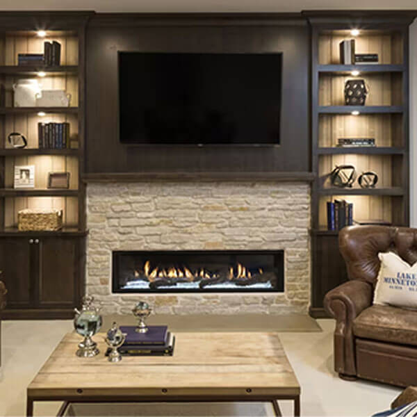 Mezzo Linear Fireplace